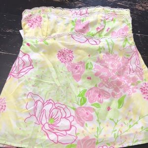 EUC Lily Pulitzer size 4 strapless top